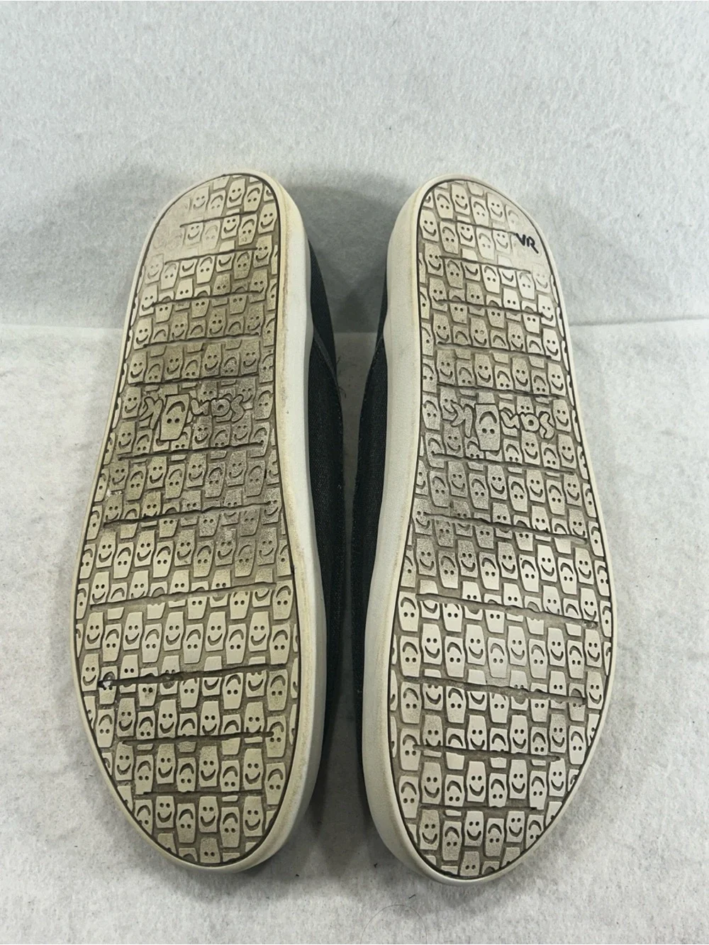Sanuk Men’s Grey Canvas Slip-On Sidewalk Surfer Shoes Size 12